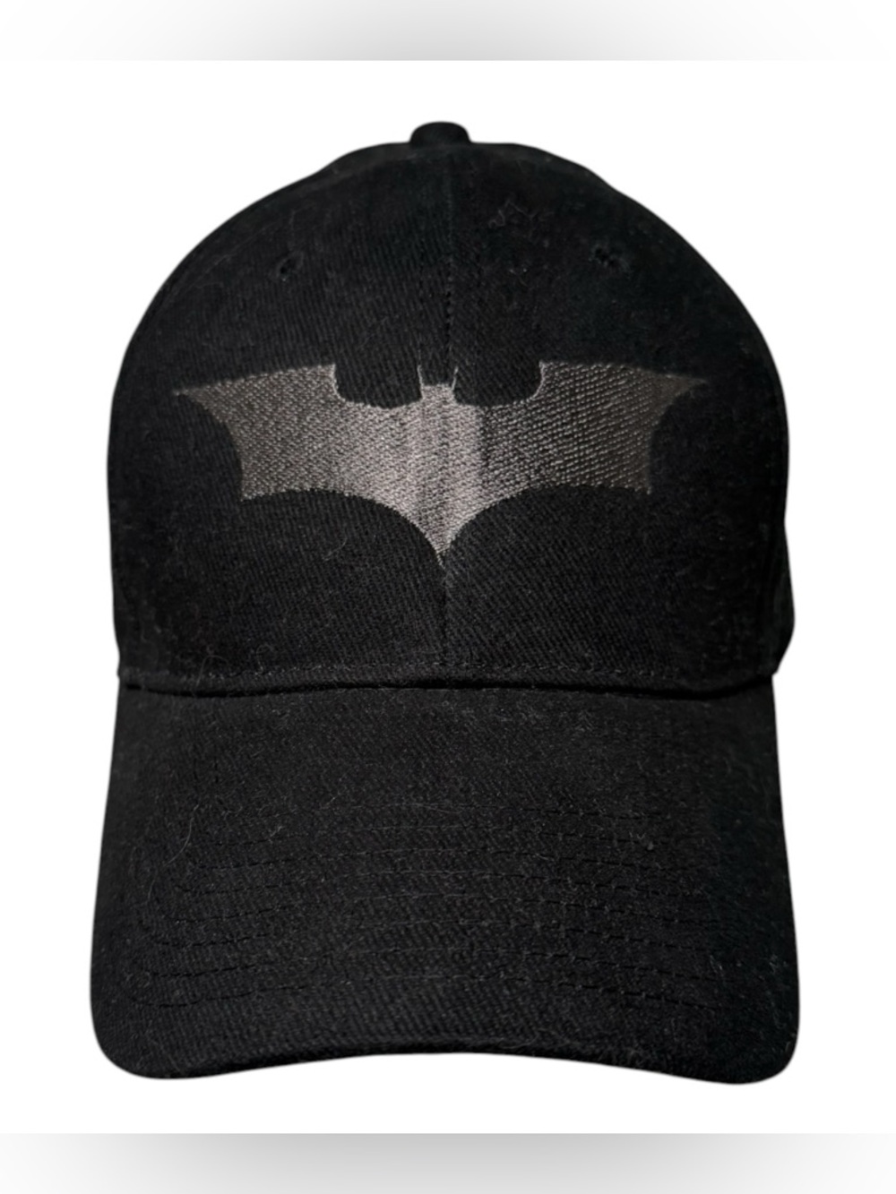 Batman Hat Dark Knight Rises Black Cap Embroidered Logo DC Movie Dad Hat